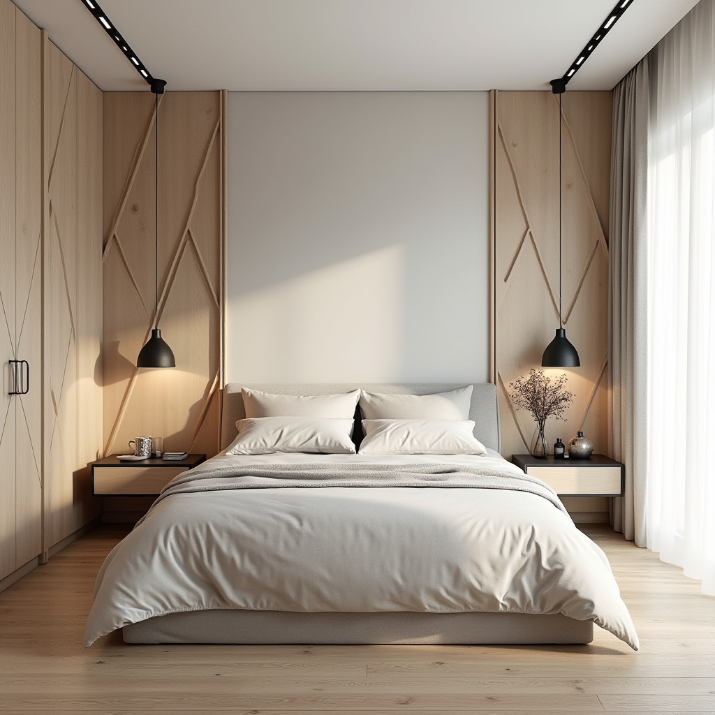 3D bedroom accent wall 1