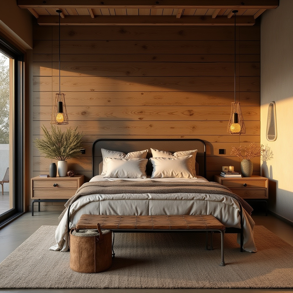 3D bedroom accent wall 11