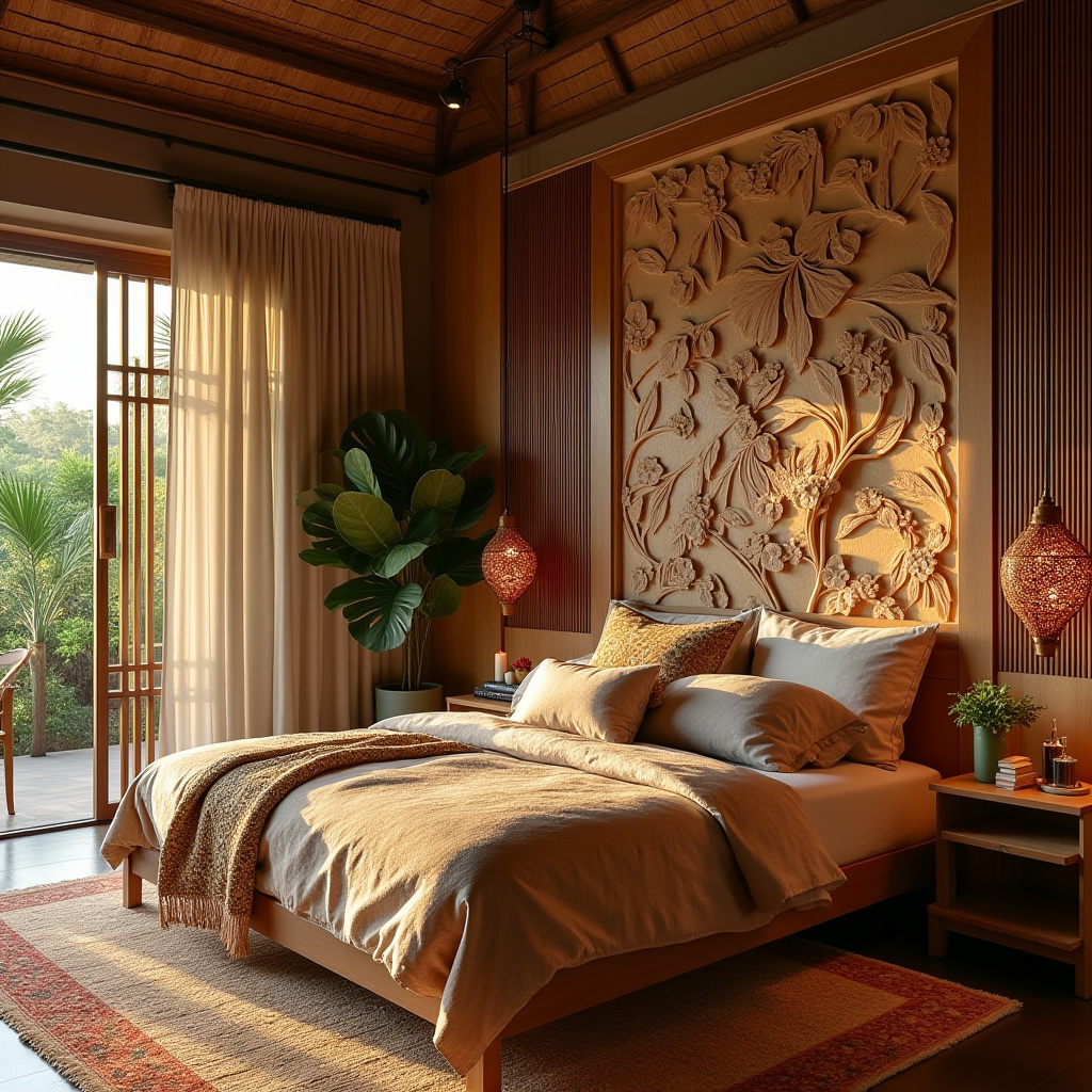 3D bedroom accent wall 31