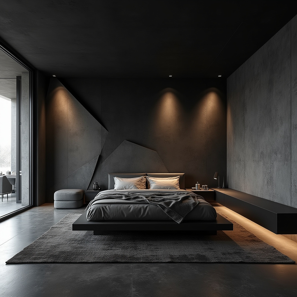 3D bedroom accent wall 37
