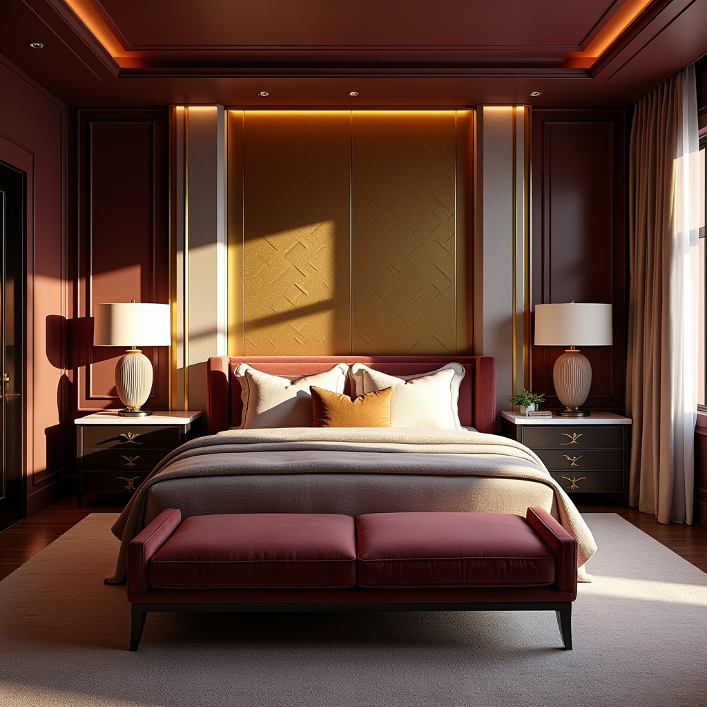 3D bedroom accent wall 8