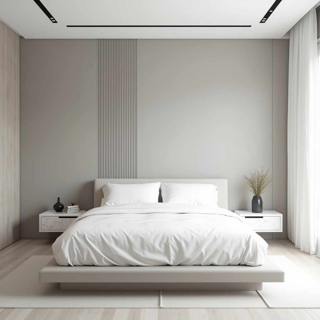 bedroom accent wall behind bed 15