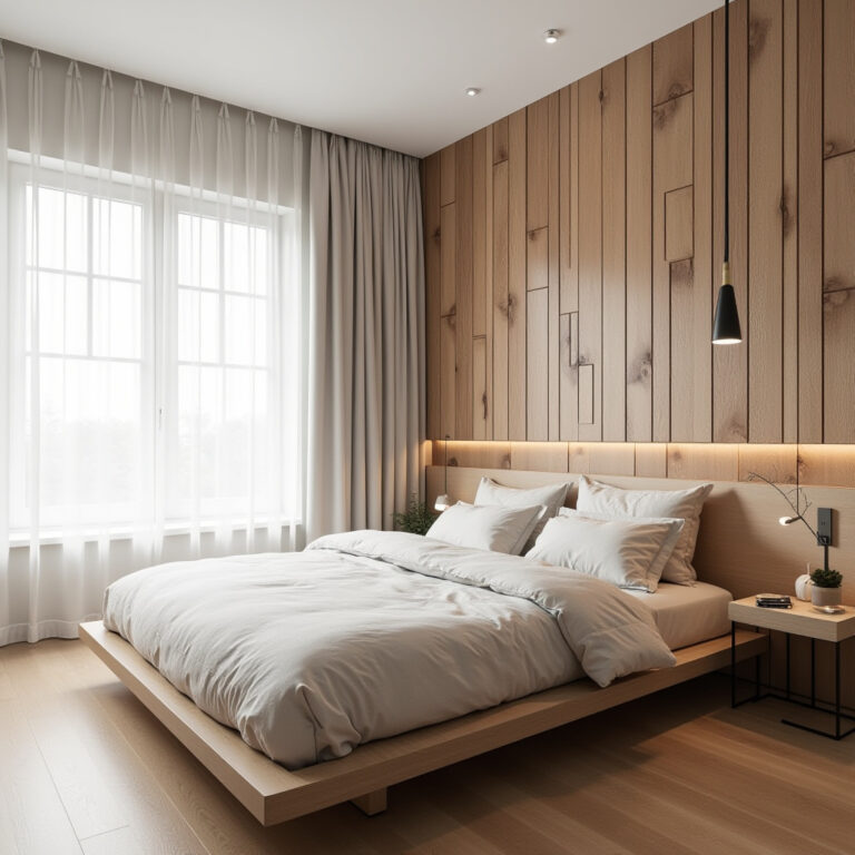bedroom accent wall ideas 1