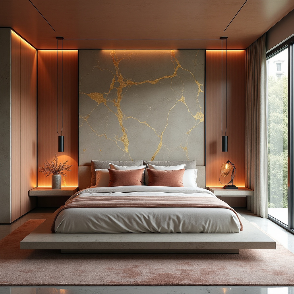 bedroom accent wall ideas 5