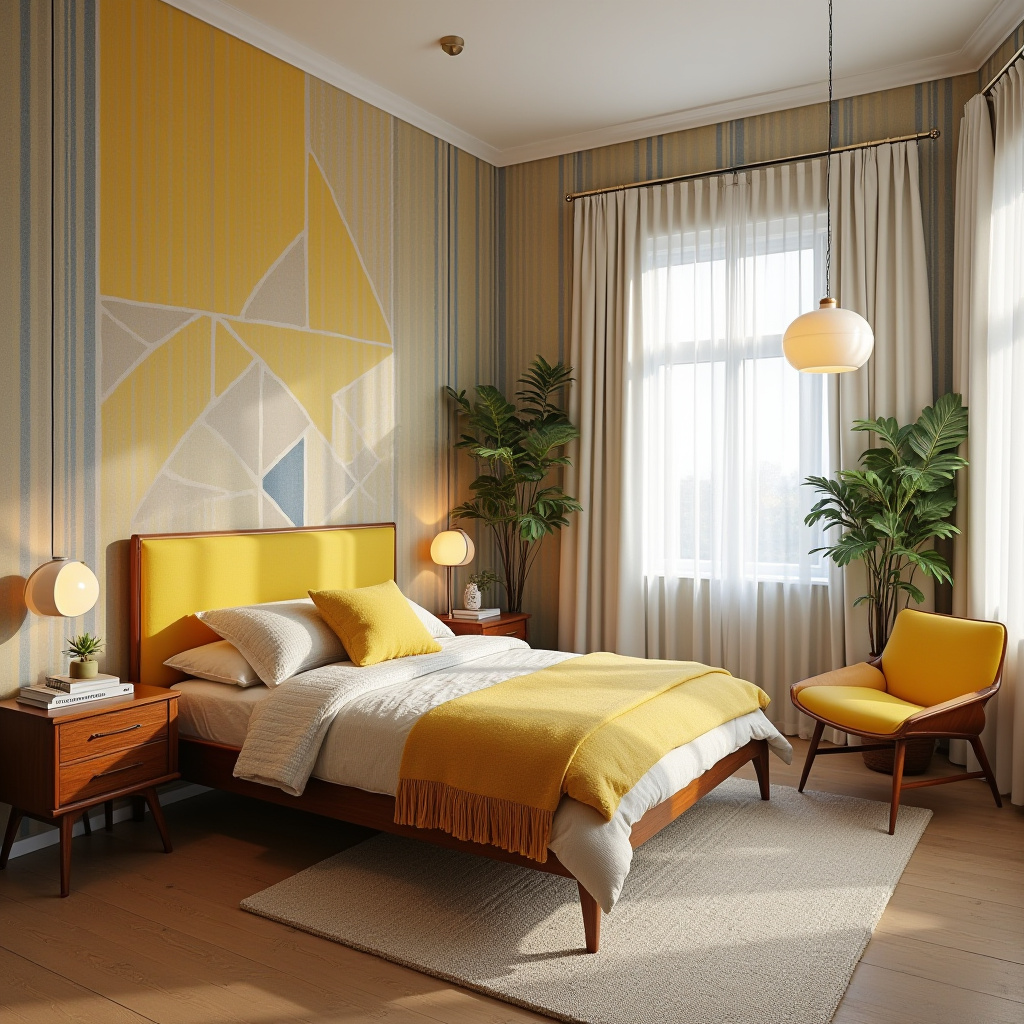 bedroom accent wall wallpaper ideas 17
