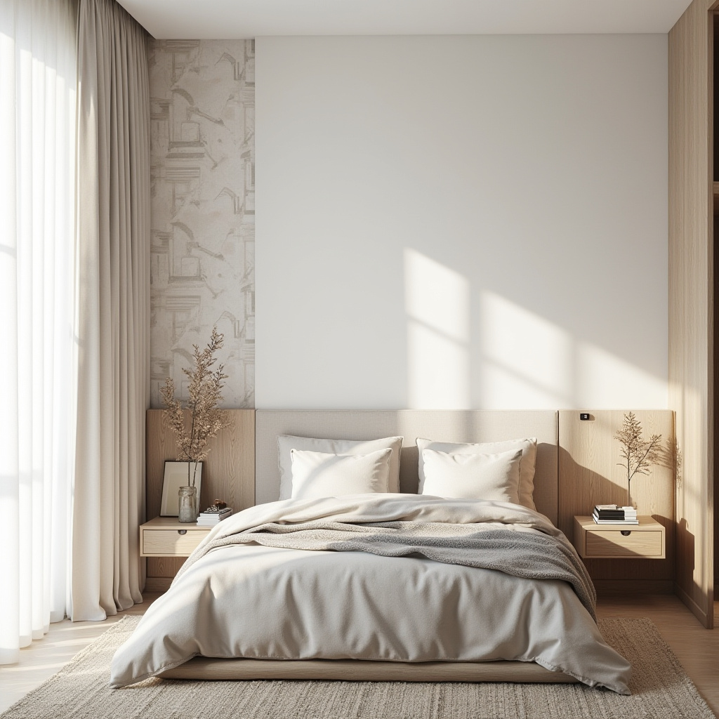 bedroom accent wall wallpaper ideas 2