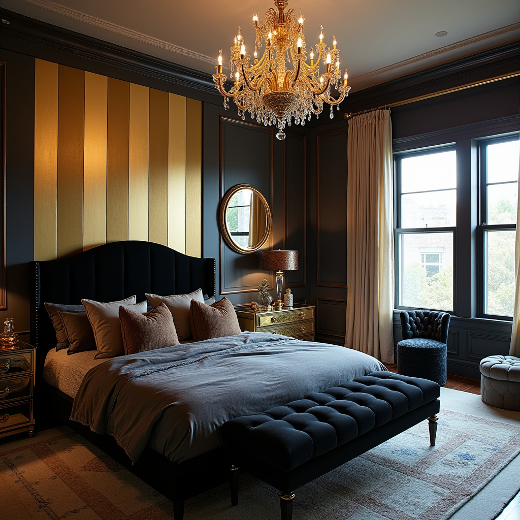 bedroom accent wall wallpaper ideas 23