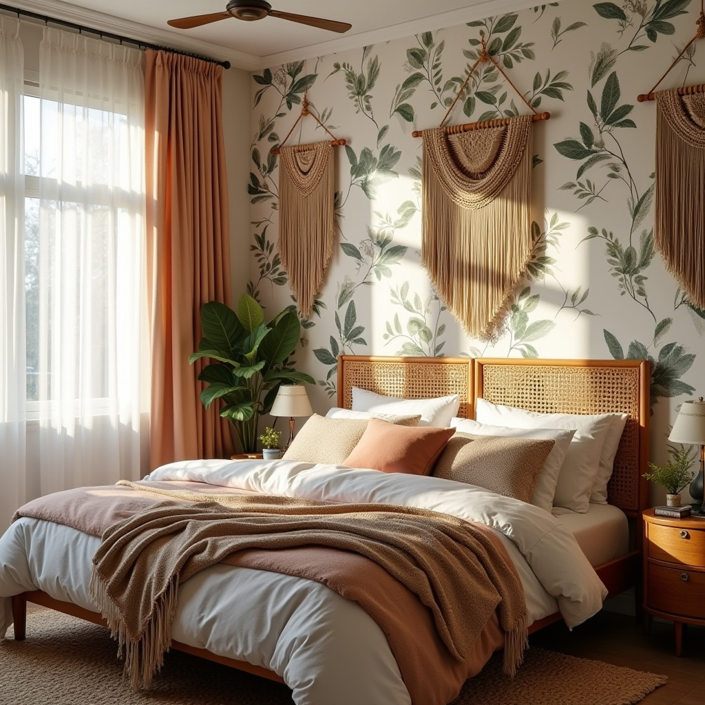 bedroom accent wall wallpaper ideas 5