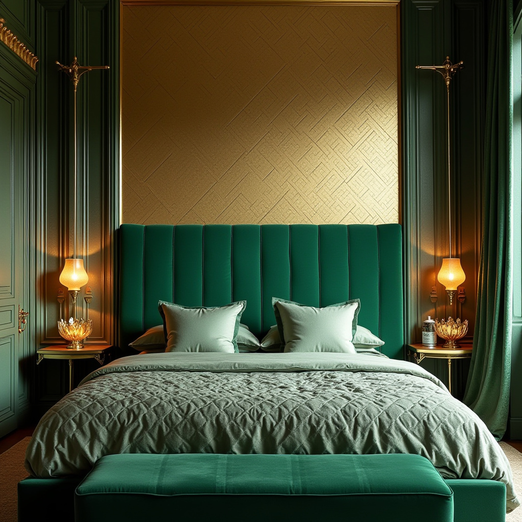 bedroom accent wall wallpaper ideas 7
