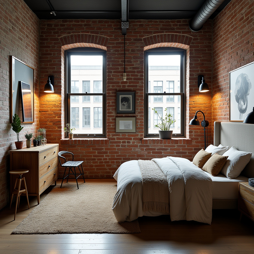 bedroom accent wall with windows 12