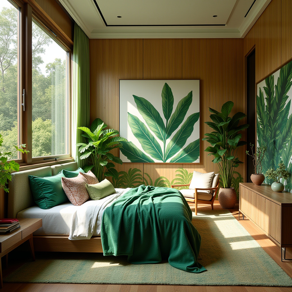 bedroom accent wall with windows 18