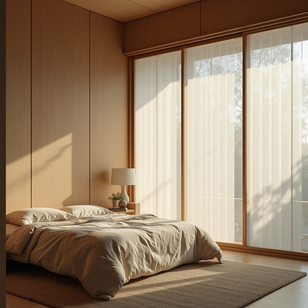 bedroom accent wall with windows 25