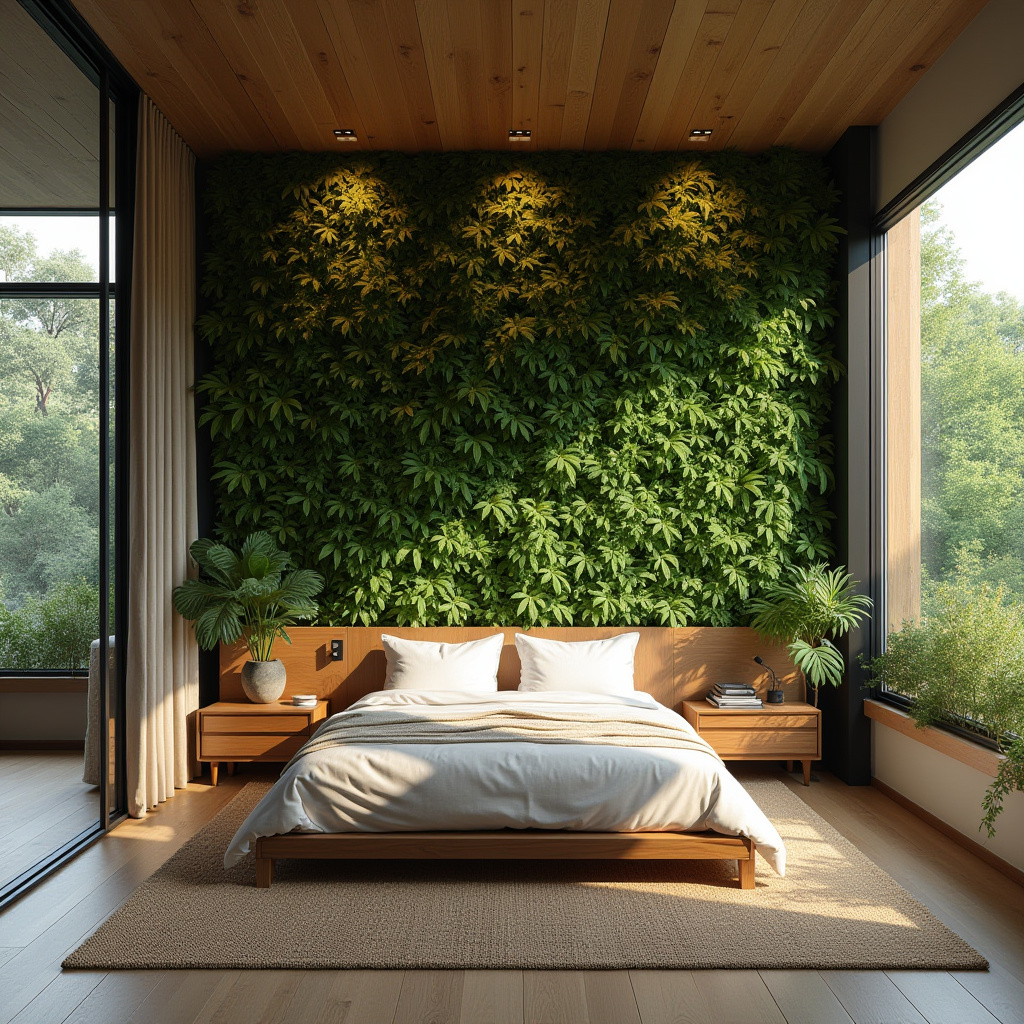 bedroom accent wall with windows 3