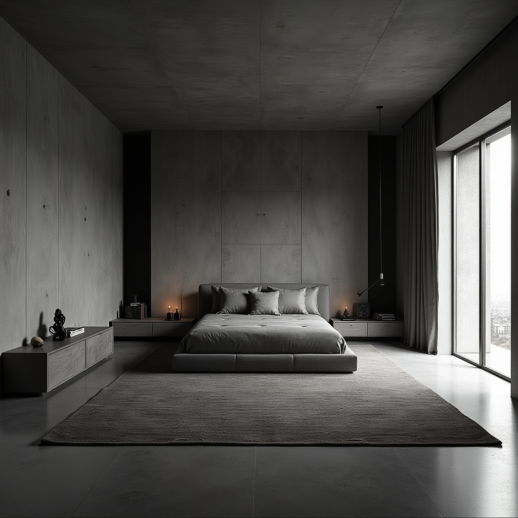 bedroom accent wall with windows 30