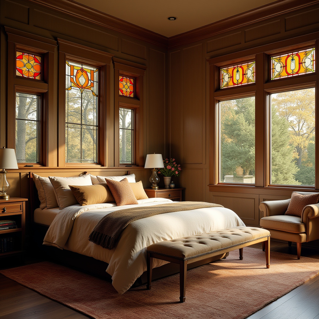 bedroom accent wall with windows 34