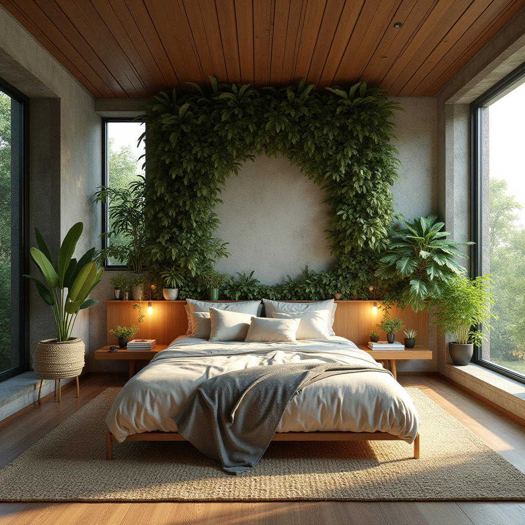 bedroom accent wall with windows 40