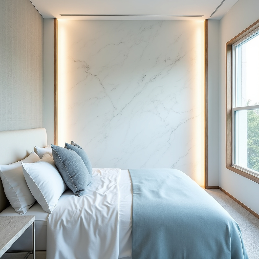 bedroom accent wall with windows 5