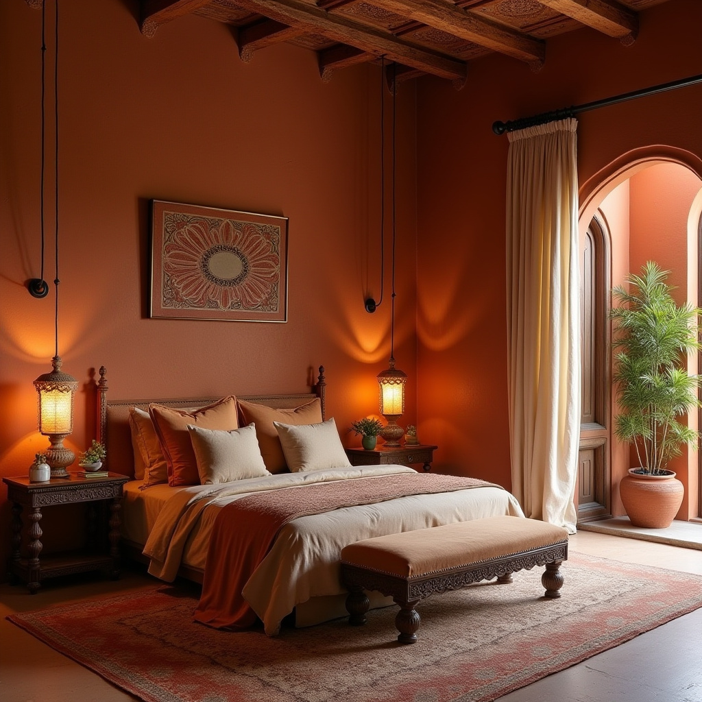 bedroom accent walls 35