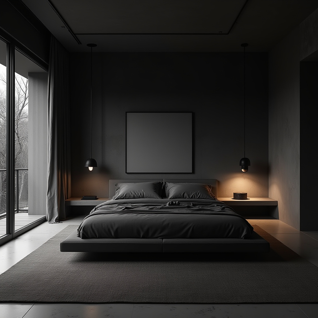 bedroom half wall accent 13