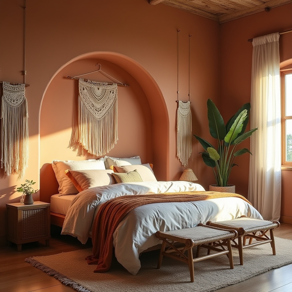 bedroom half wall accent 15
