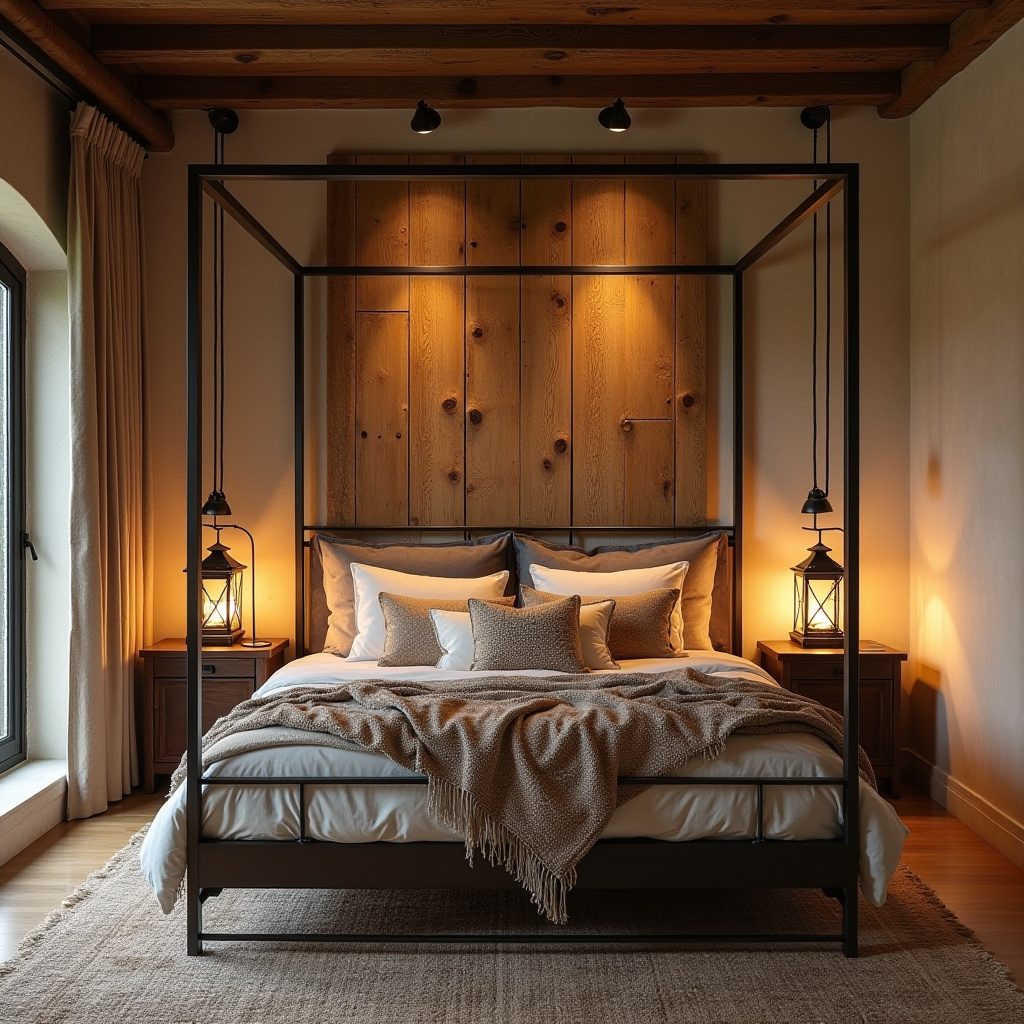 bedroom half wall accent 19