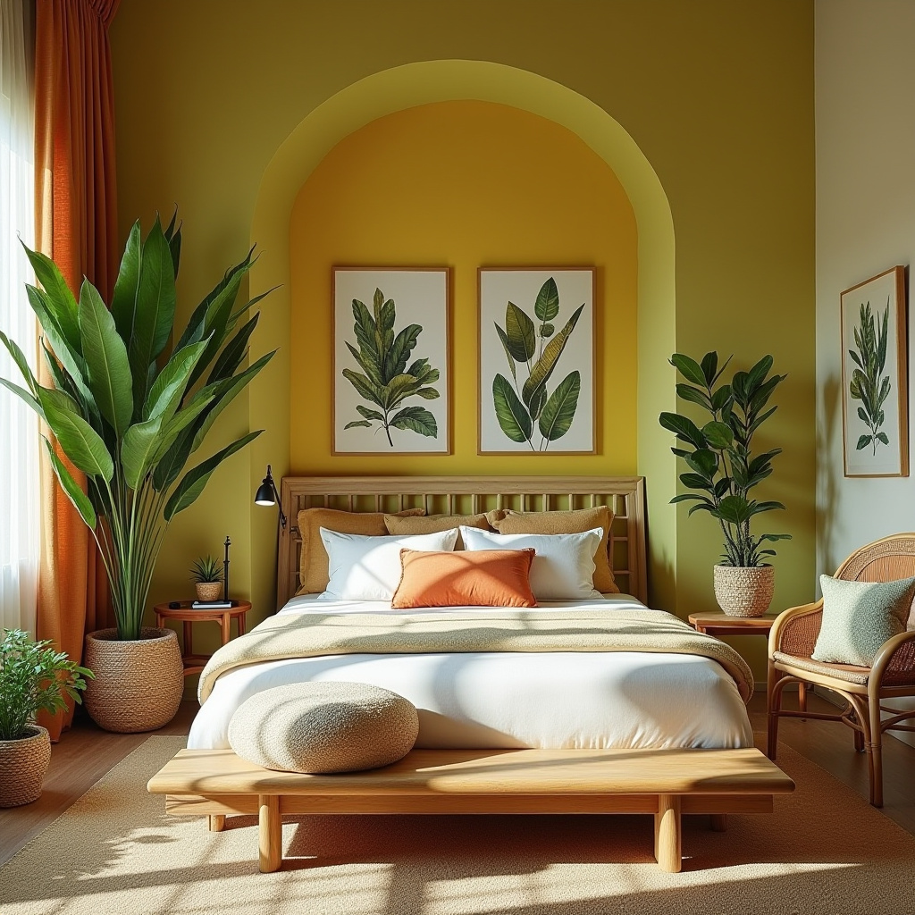 bedroom half wall accent 21