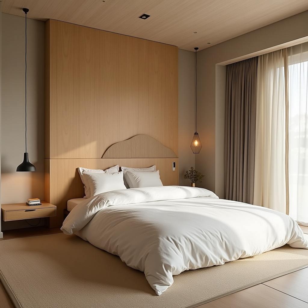 bedroom half wall accent 26