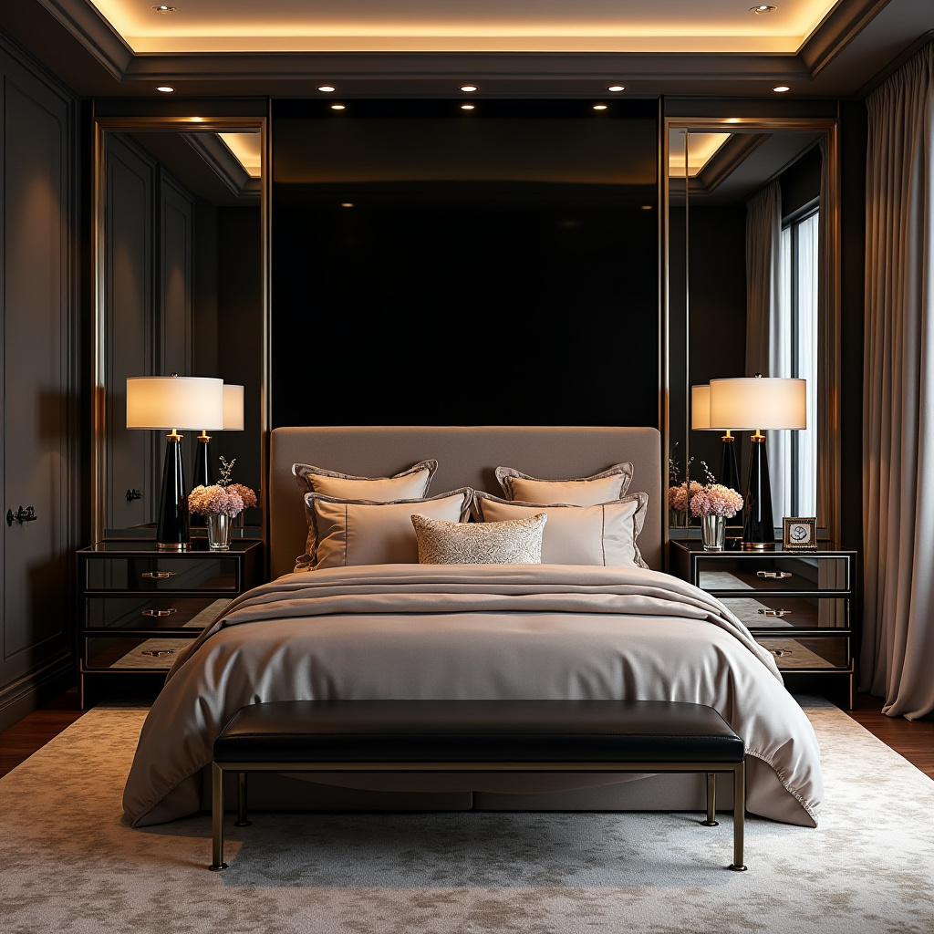 bedroom half wall accent 27