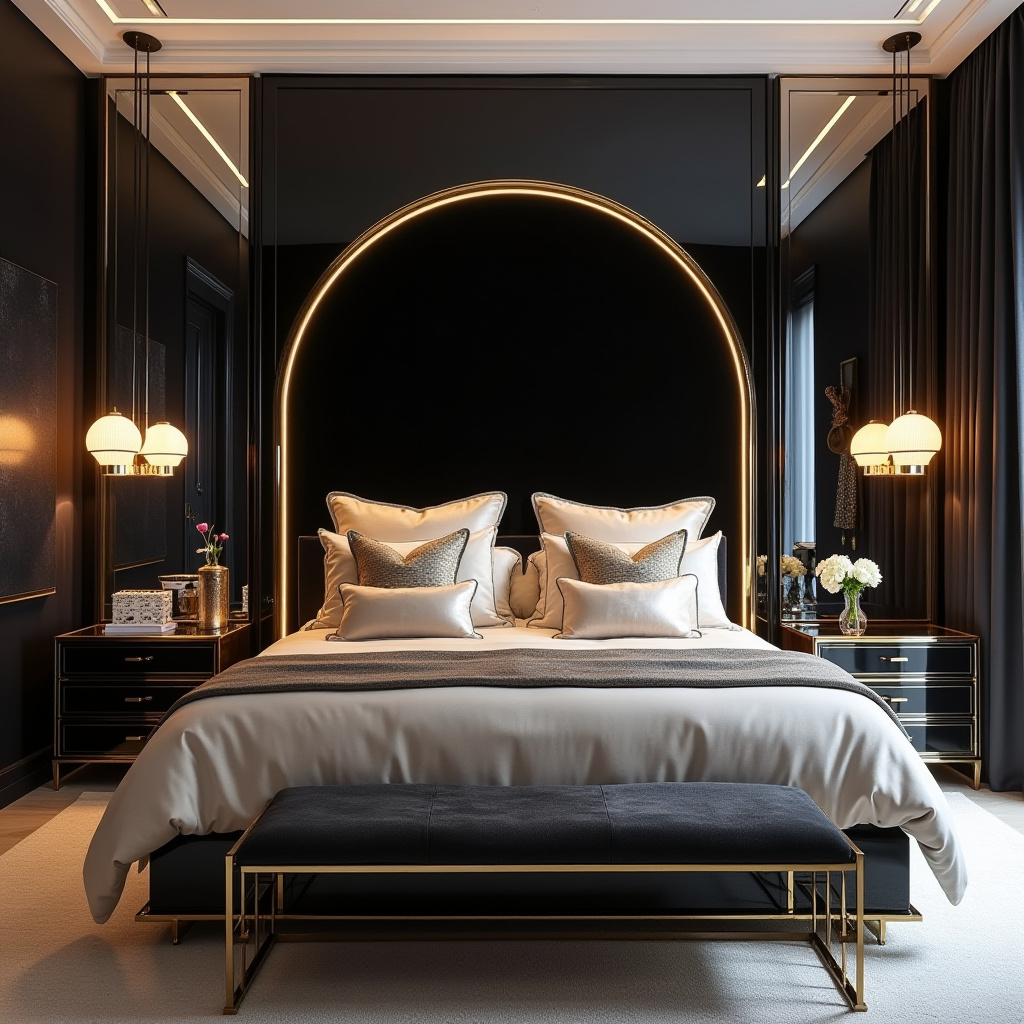 bedroom half wall accent 28