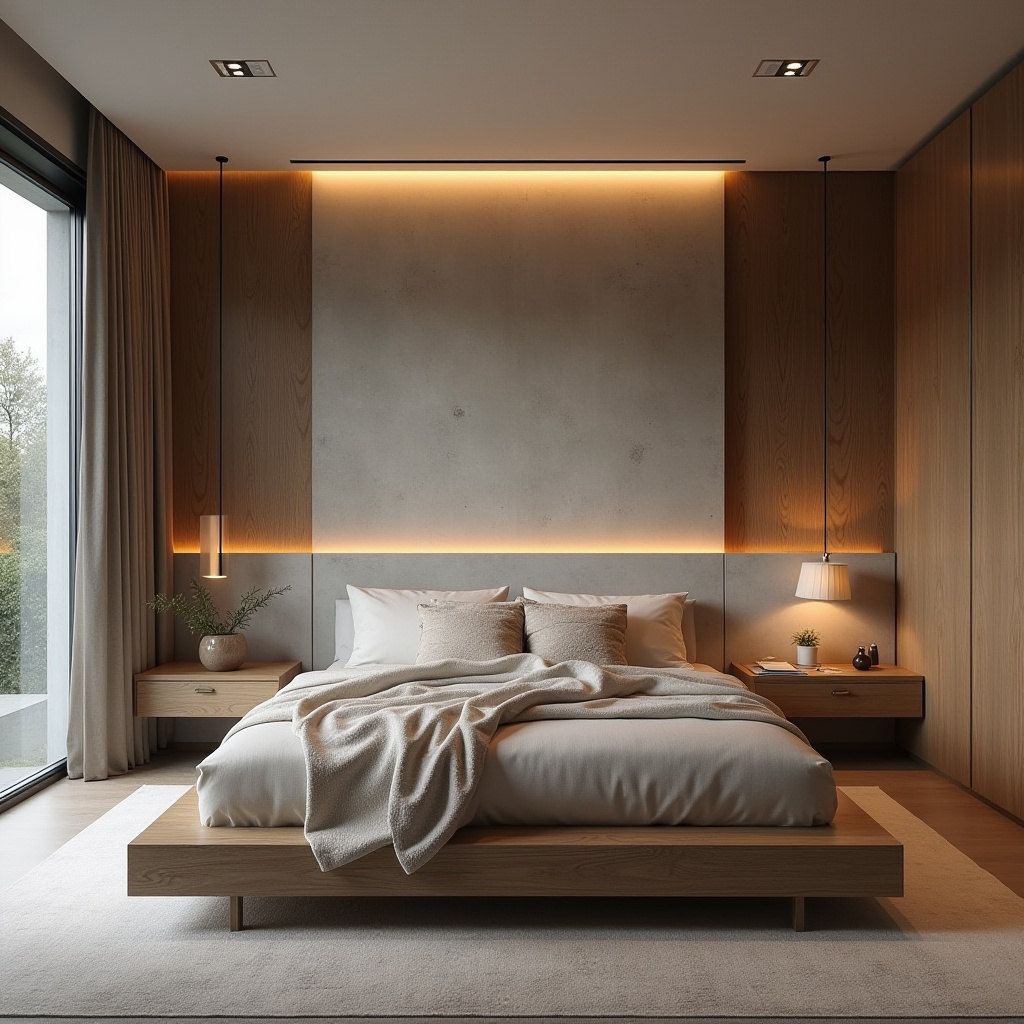 bedroom half wall accent 3