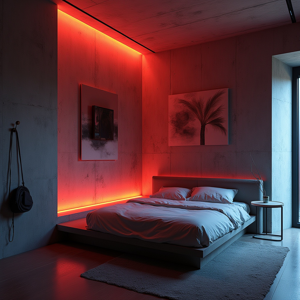 bedroom half wall accent 32
