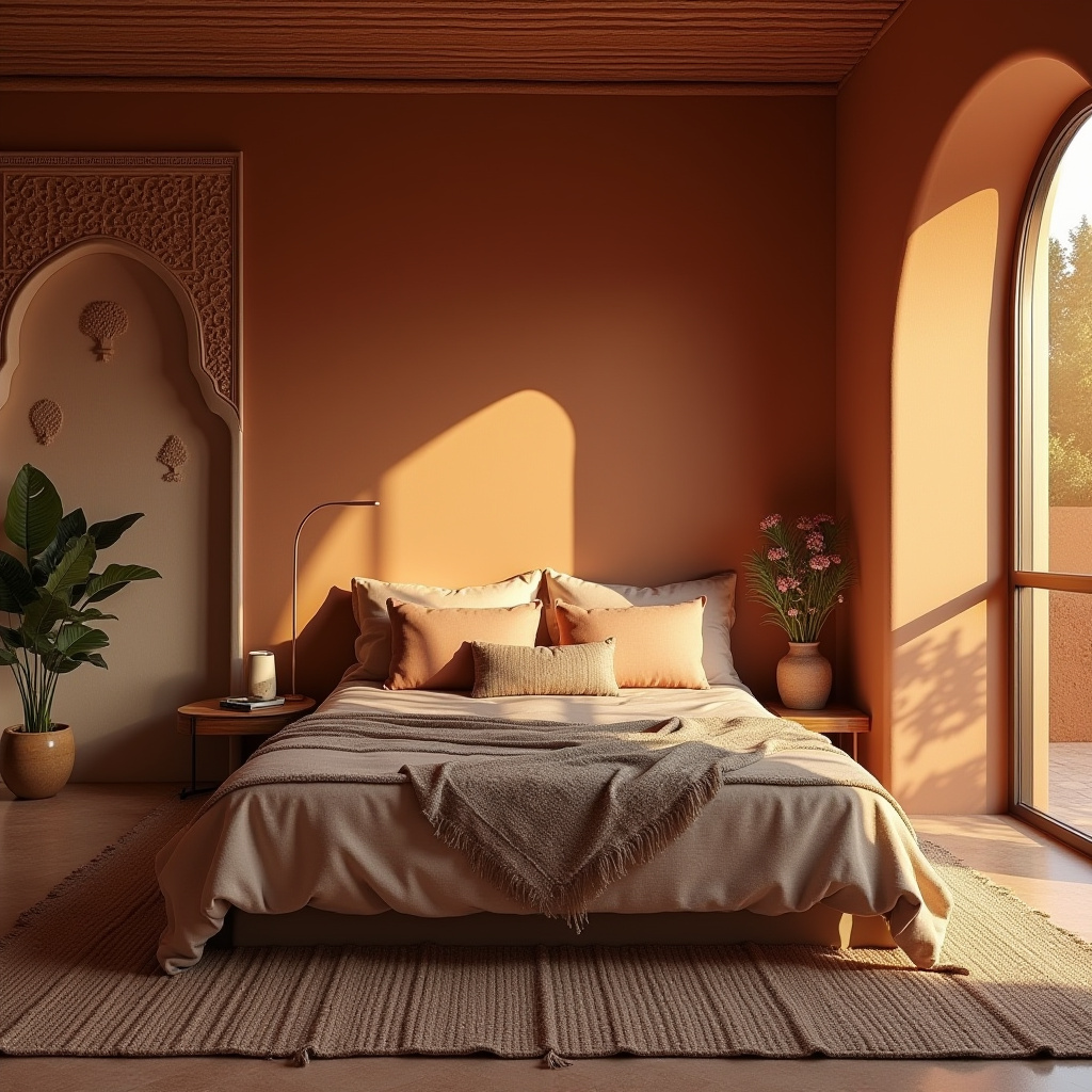 bedroom half wall accent 37