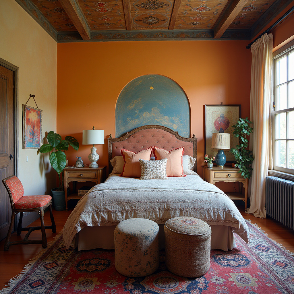 bedroom half wall accent 39