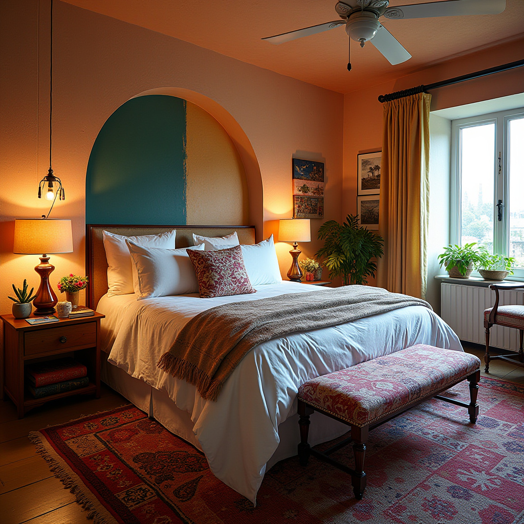 bedroom half wall accent 40