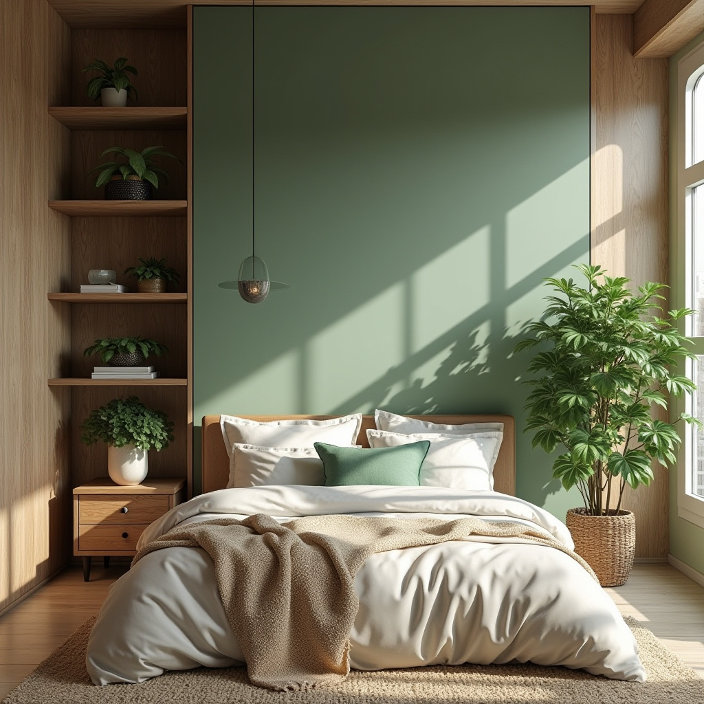 bedroom half wall accent 5