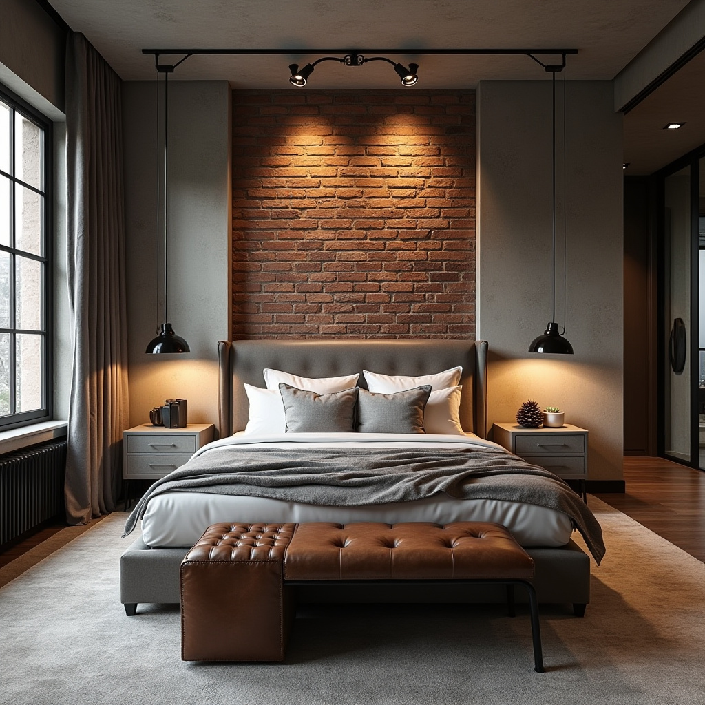 bedroom half wall accent 8