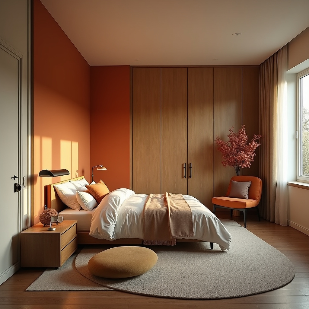 bedroom half wall accent 9