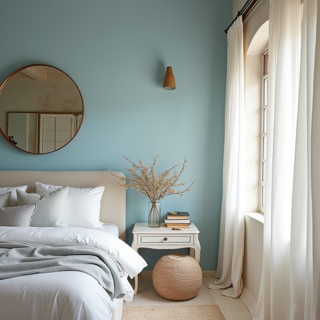 bedroom mirror accent wall 16