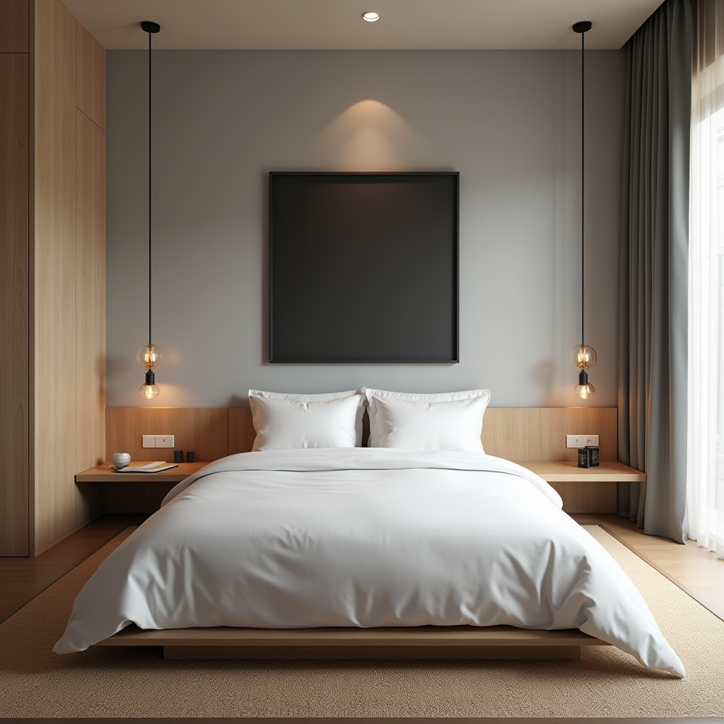 bedroom mirror accent wall 18