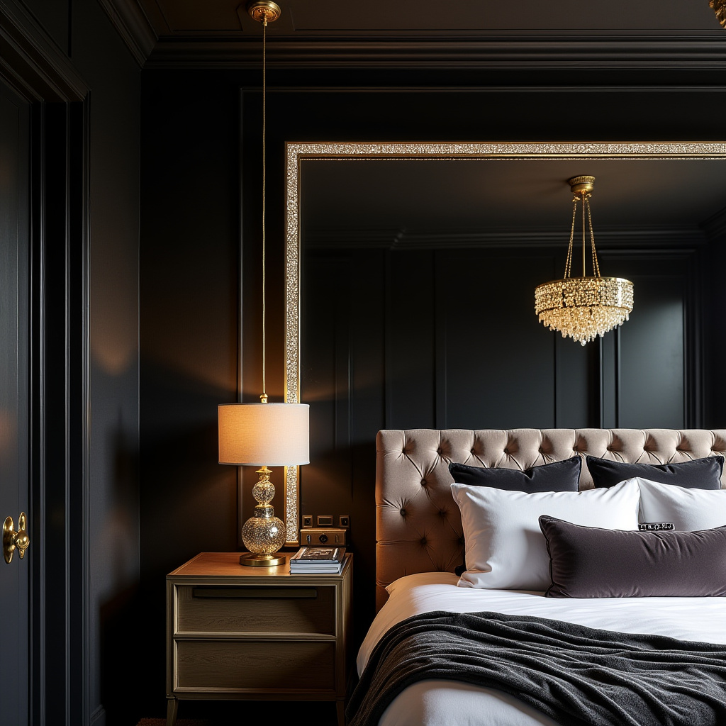 bedroom mirror accent wall 20