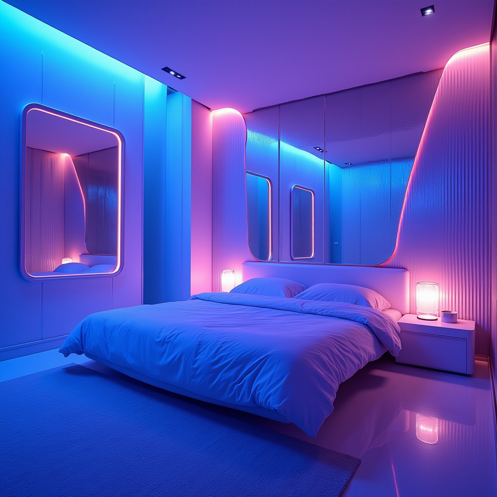 bedroom mirror accent wall 25