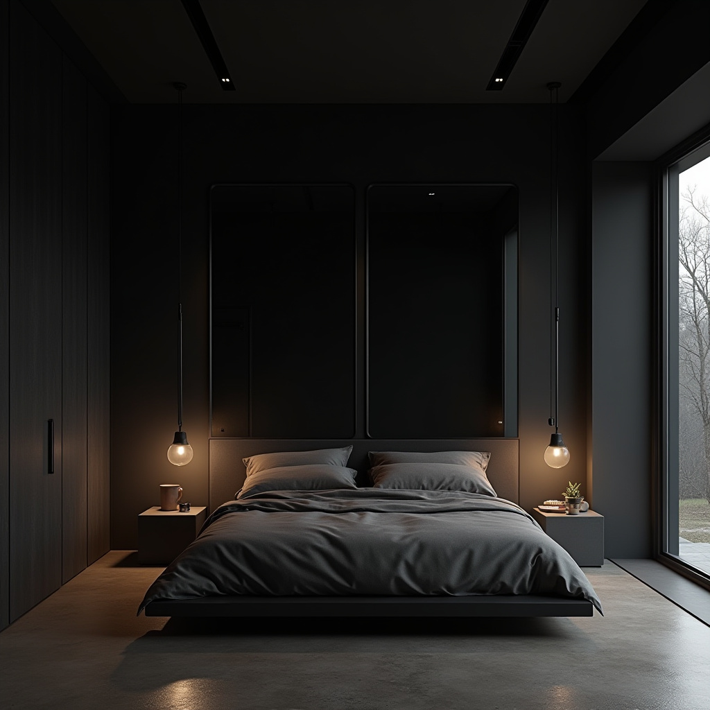 bedroom mirror accent wall 5