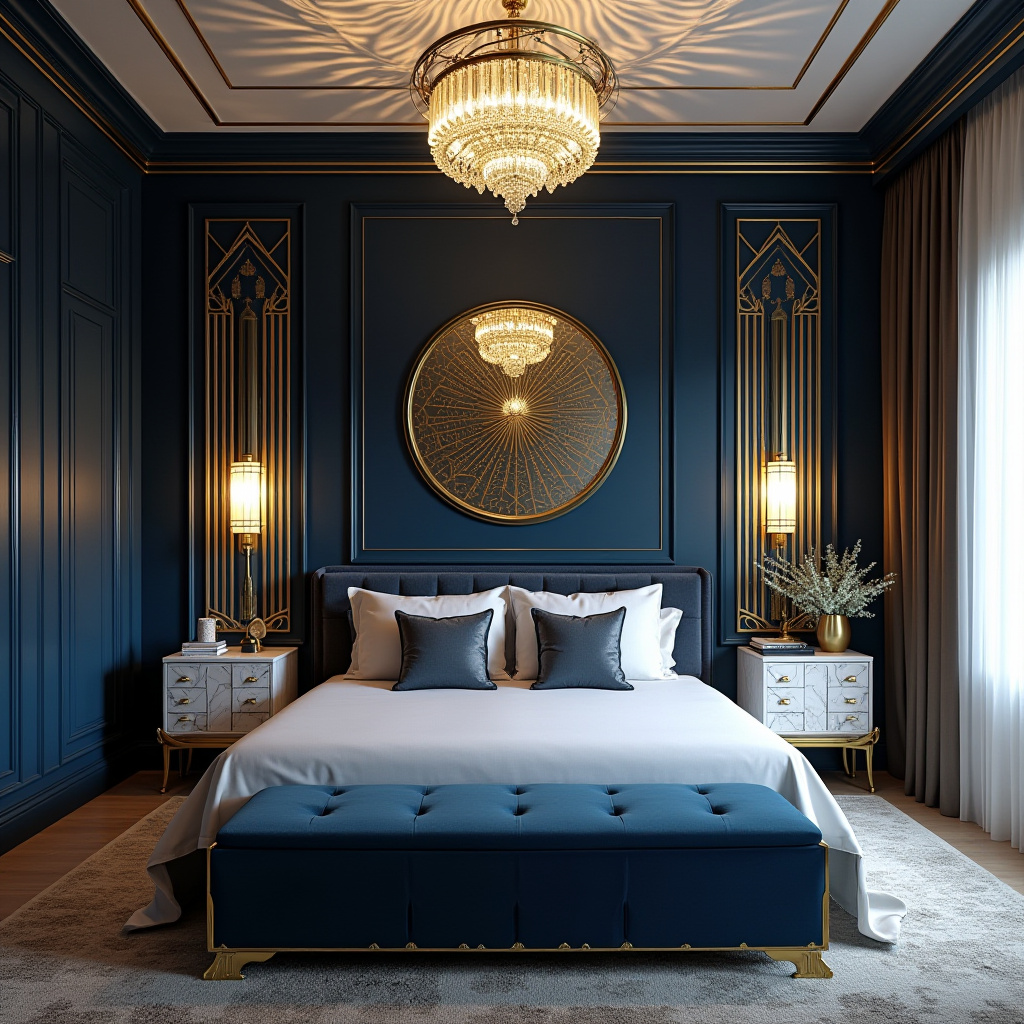 bedroom mirror accent wall 9