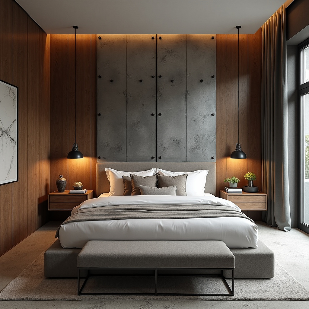 bedroom wall panel accent 10