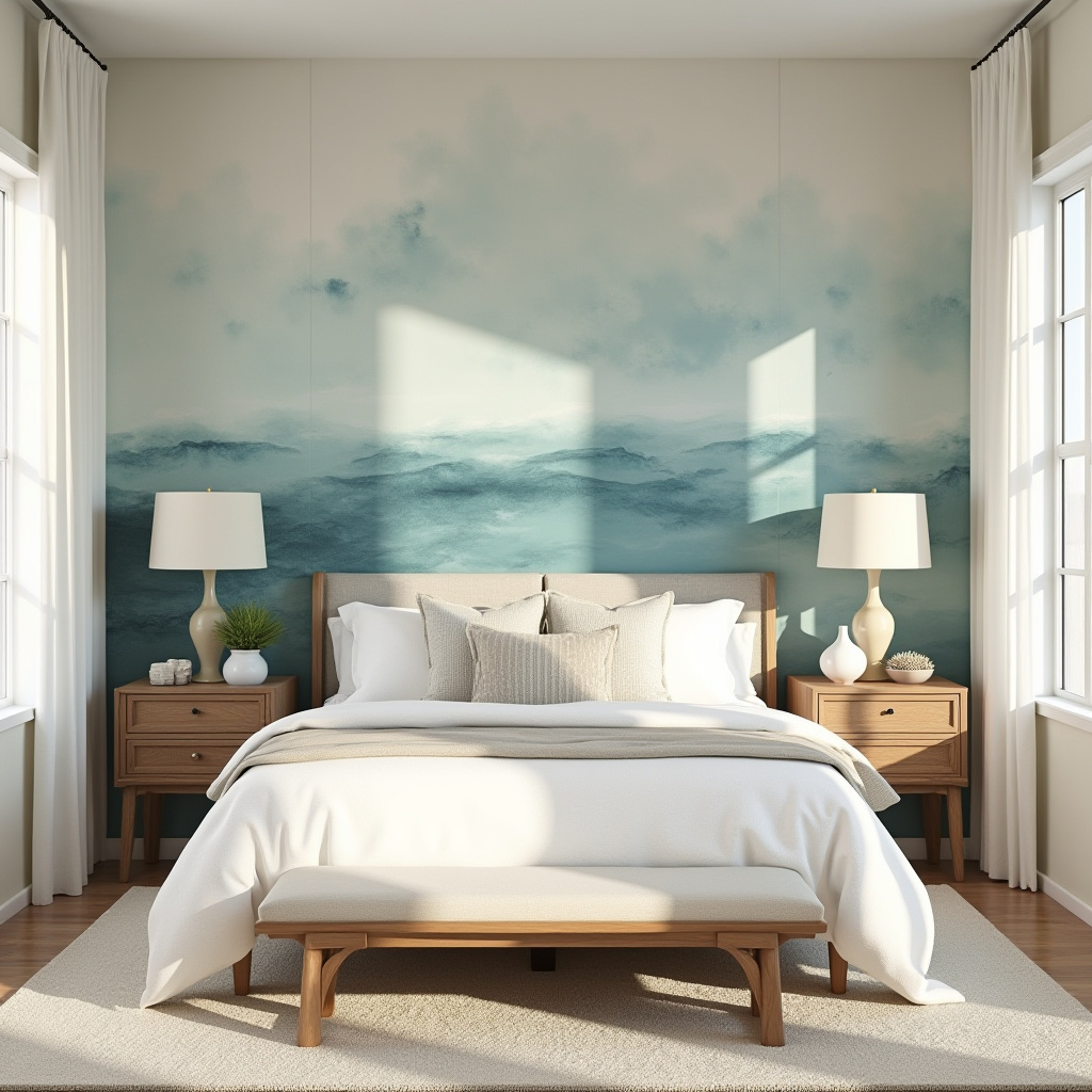 bedroom wallpaper accent walls 10
