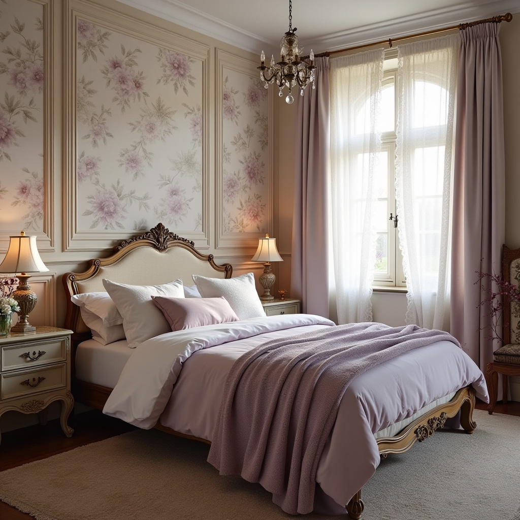 bedroom wallpaper accent walls 17