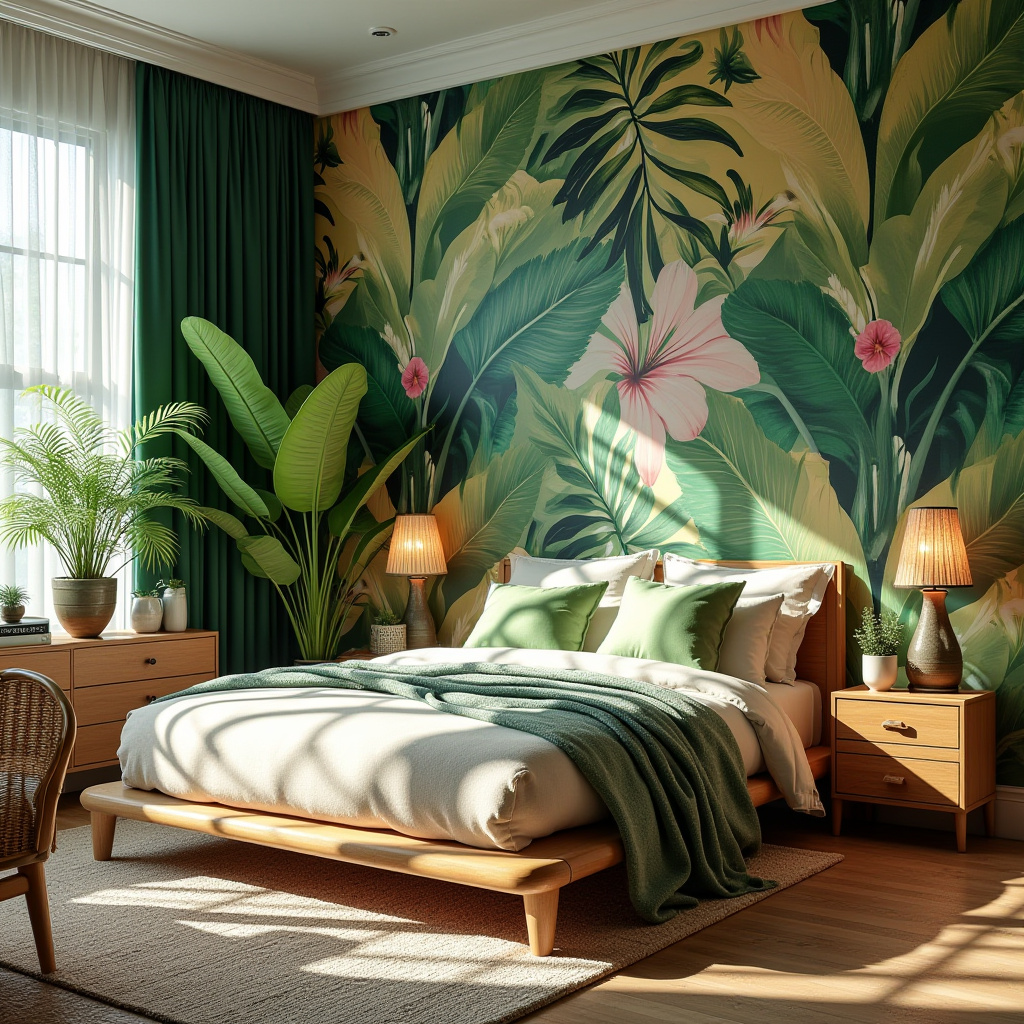 bedroom wallpaper accent walls 19