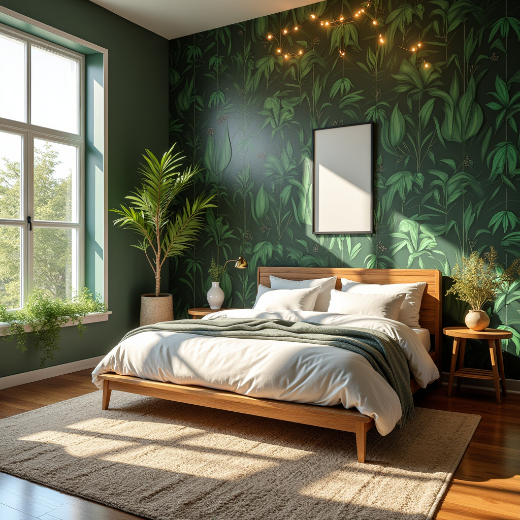 bedroom wallpaper accent walls 23