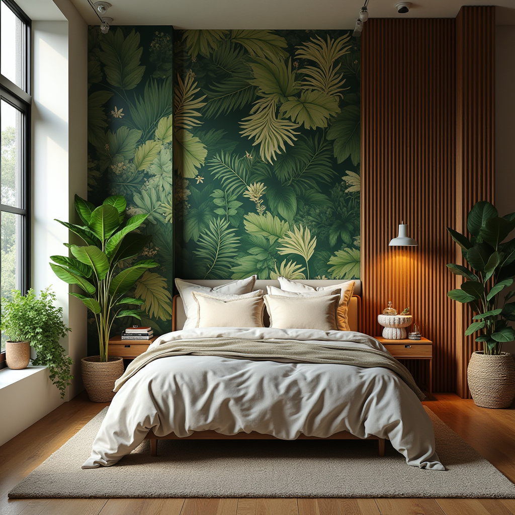bedroom wallpaper accent walls 24