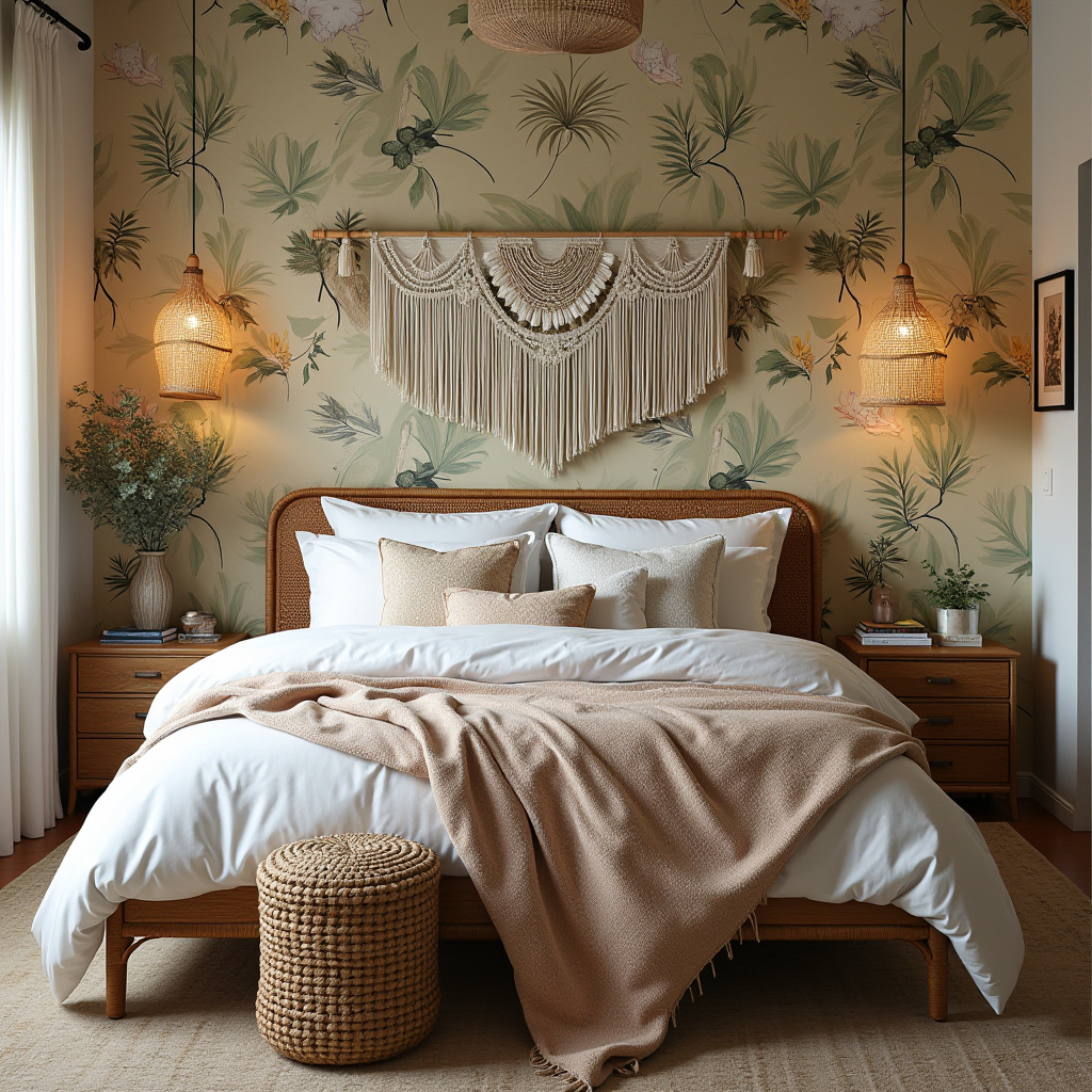 bedroom wallpaper accent walls 3